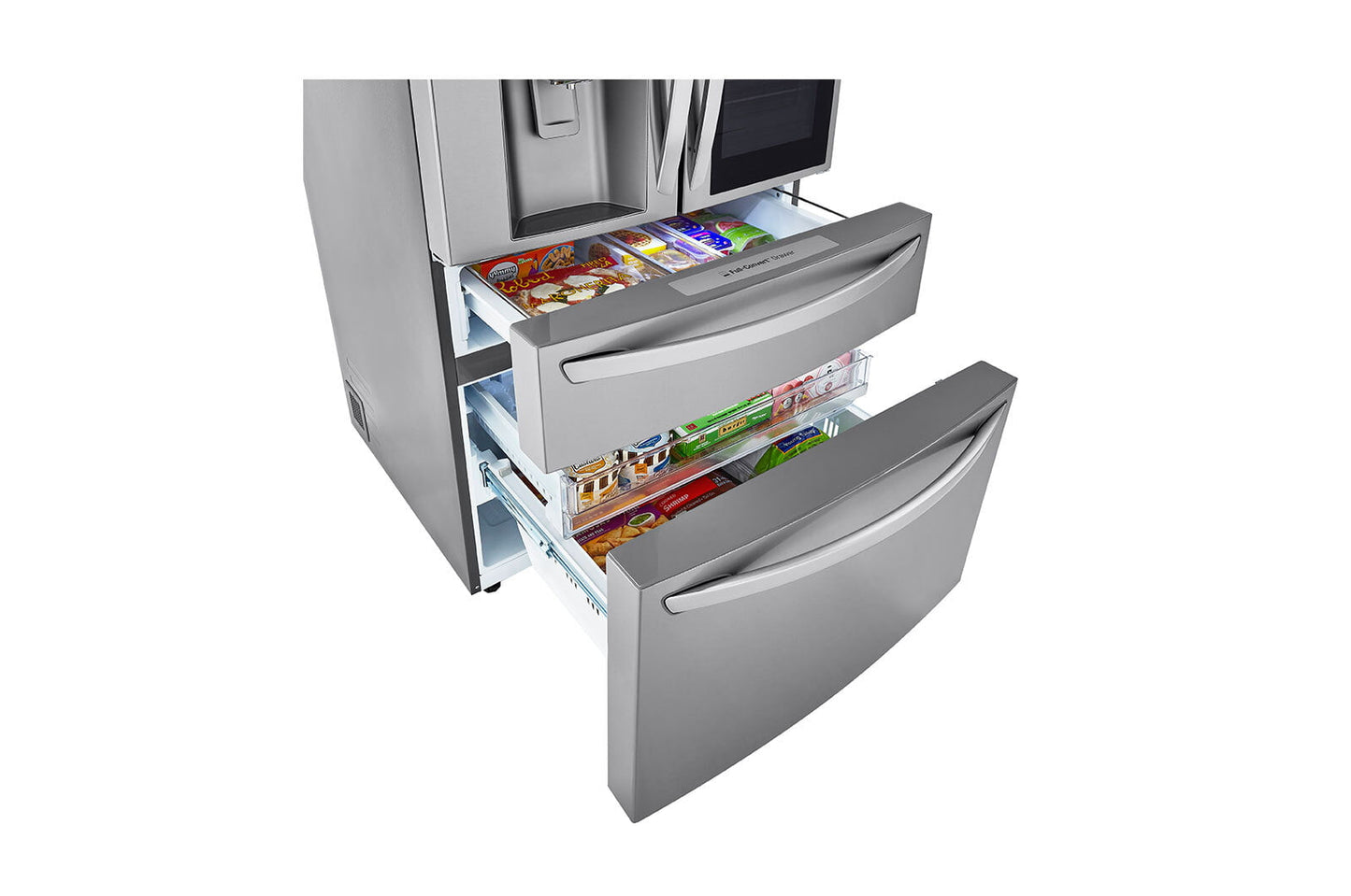Lg LRMVC2306S 23 Cu. Ft. Smart Wi-Fi Enabled Instaview™ Door-In-Door® Counter-Depth Refrigerator With Craft Ice™ Maker
