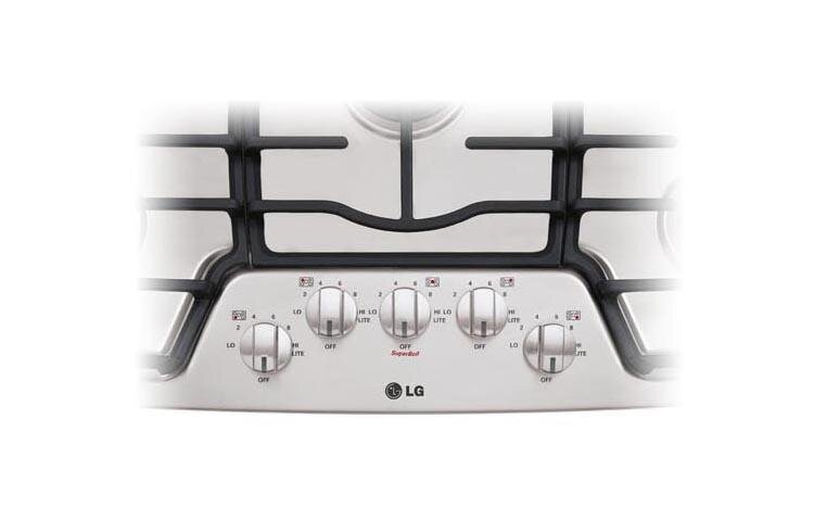 Lg LCG3611ST 36" Gas Cooktop With Superboil™