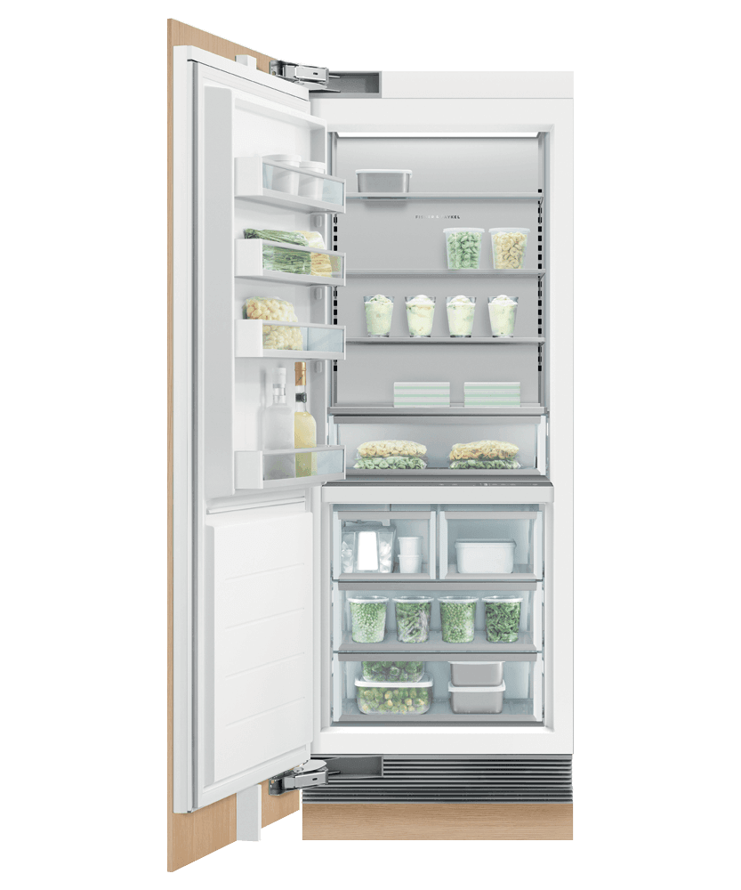 Fisher & Paykel RS3084FLJ1 Integrated Column Freezer, 30", Ice