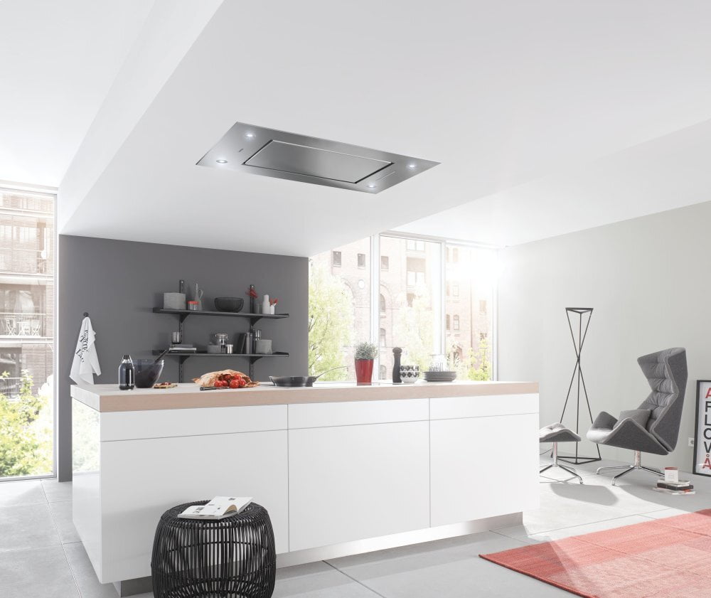 Miele DA2818SS Ceiling Extractor With Energy-Efficient Led Lighting And Backlit Controls For Easy Use.