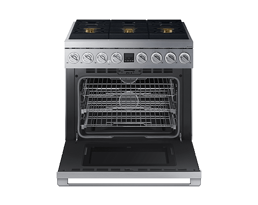 Dacor DOP36T86GLS Transitional 36" Gas Range, Silver Stainless Steel, Natural Gas/Liquid Propane