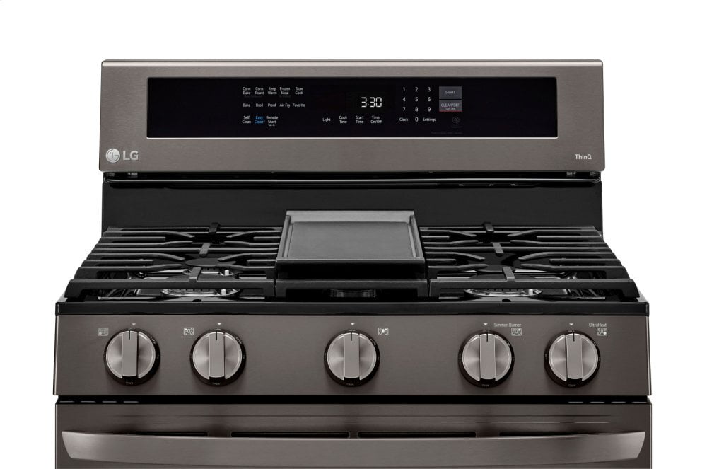 Lg LRGL5825D 5.8 Cu Ft. Smart Wi-Fi Enabled True Convection Instaview® Gas Range With Air Fry