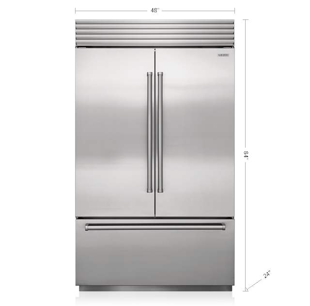 Sub-Zero CL4850UFDIDST 48" Classic French Door Refrigerator/Freezer With Internal Dispenser