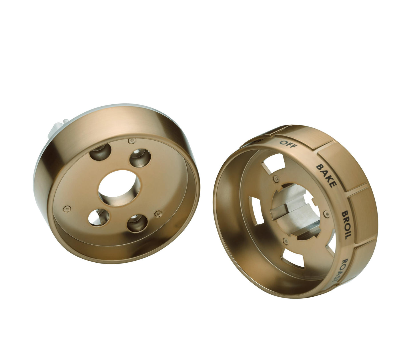 Wolf 9056786 36" Dual Fuel Brushed Brass Bezel Kit