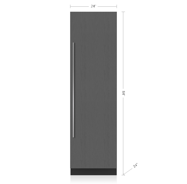 Sub-Zero DEC2450RL 24" Designer Column Refrigerator - Panel Ready
