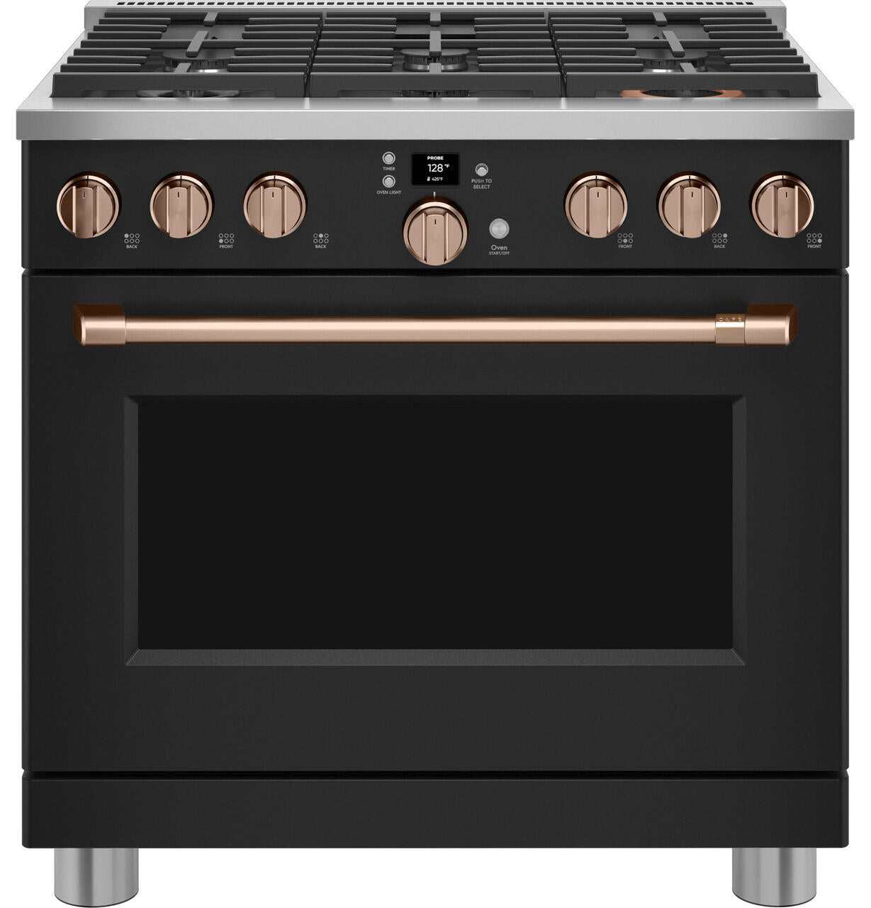 Cafe CGY366P3TD1 Café™ 36" Smart All-Gas Commercial-Style Range With 6 Burners (Natural Gas)