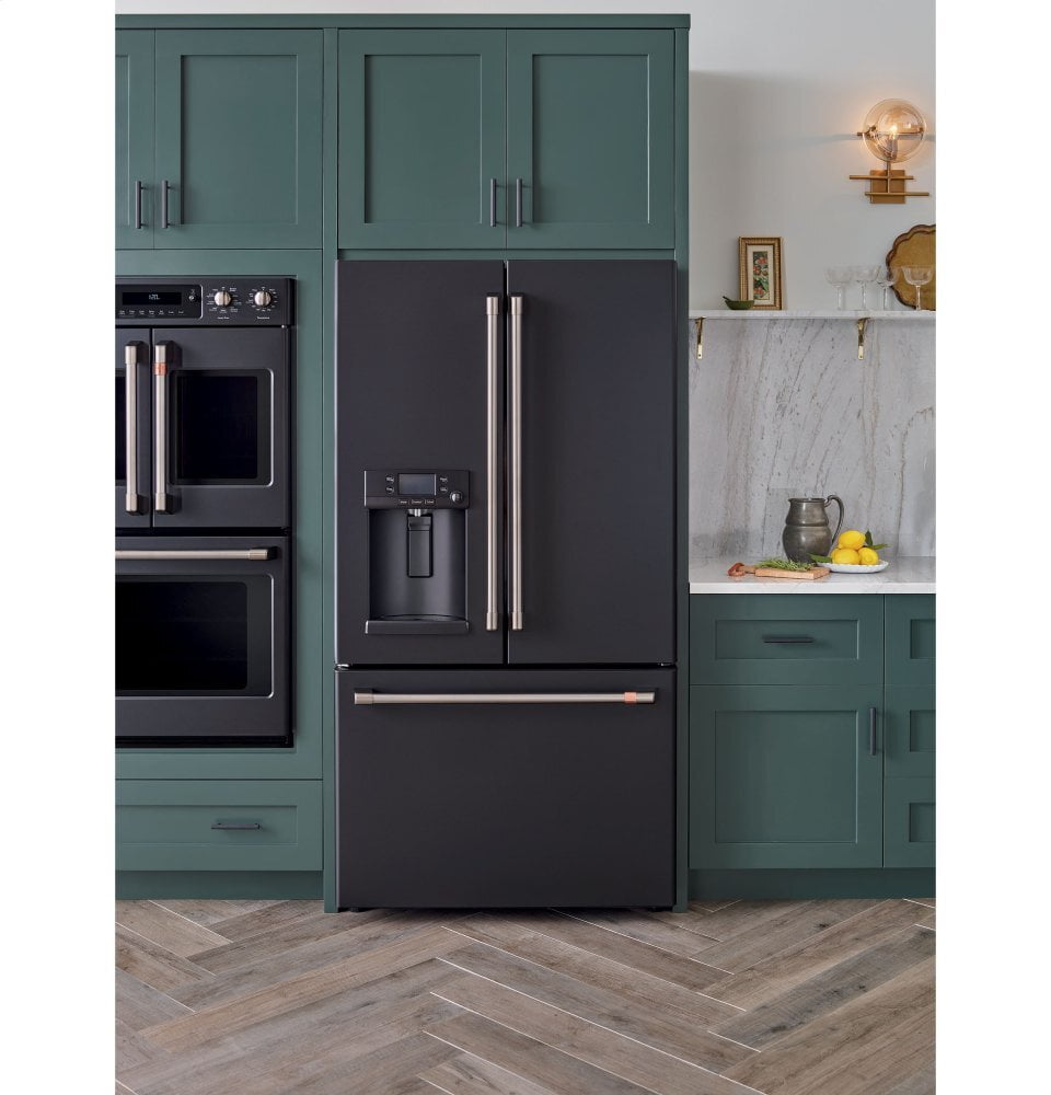 Cafe CYE22TP3MD1 Café Energy Star® 22.1 Cu. Ft. Smart Counter-Depth French-Door Refrigerator With Hot Water Dispenser