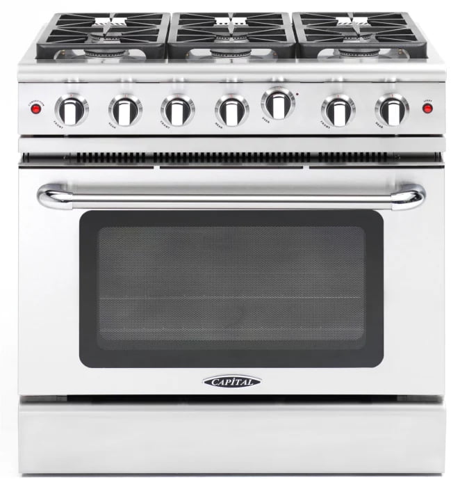 Capital MCR366 Precision 36" Gas Manual Clean Range