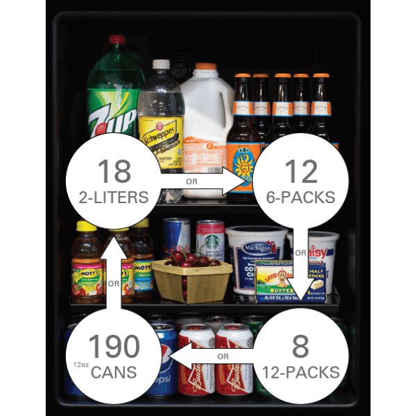 Marvel MLBV124SG01A 24-In Built-In Beverage Center With Wine Cradle With Door Style - Stainless Steel Frame Glass