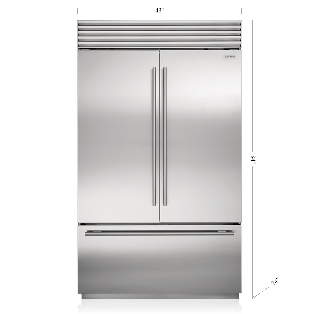 Sub-Zero CL4850UFDST 48" Classic French Door Refrigerator/Freezer