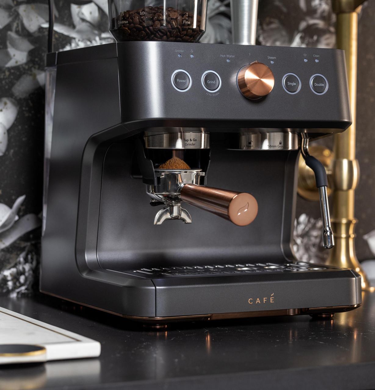 Cafe C7CESAS3RD3 Café&#8482; Bellissimo Semi Automatic Espresso Machine + Frother
