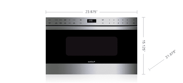 Wolf MD24TES 24" Transitional Drawer Microwave