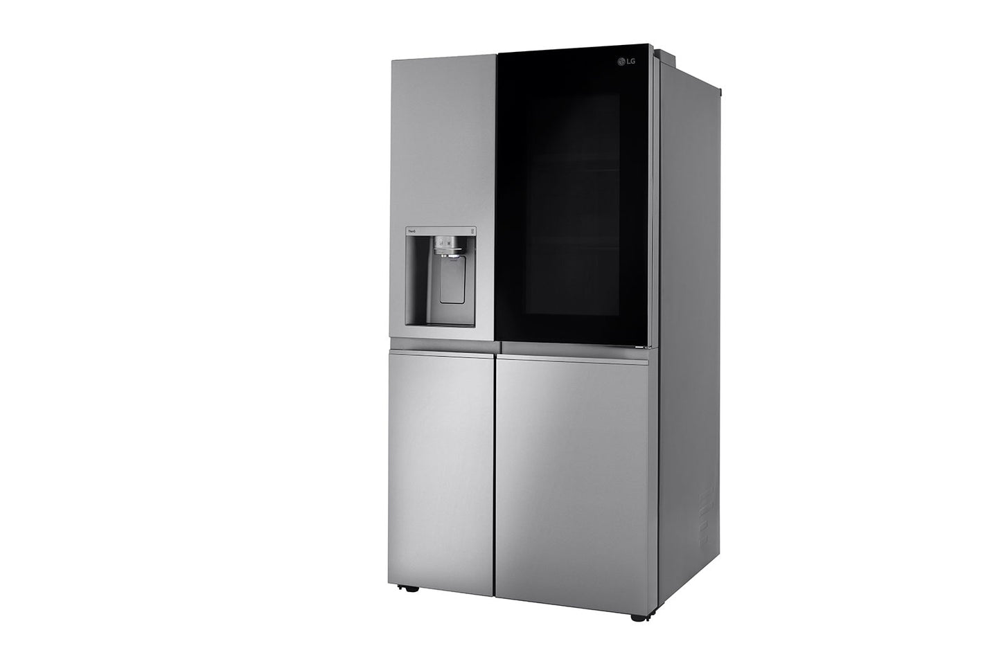 Lg LRSOC2306S 23 Cu. Ft. Smart Side-By-Side Counter-Depth Instaview® Refrigerator With Craft Ice&#8482;