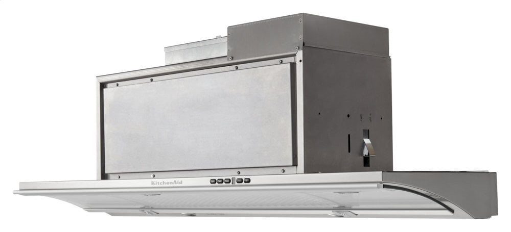 Kitchenaid KXU2836JSS 36" Slide-Out Hood - Heritage Stainless Steel