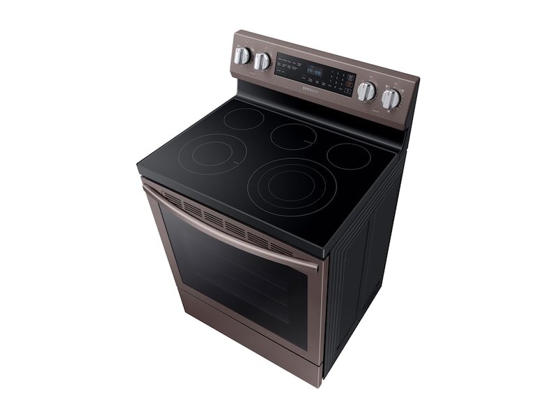 Samsung NE59R6631ST 5.9 Cu. Ft. Freestanding Electric Range With True Convection In Tuscan Stainless Steel