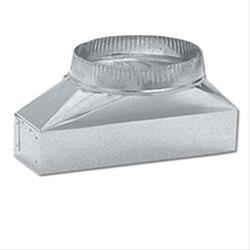 Best Range Hoods T460 3-1/4" X 14" To 7" Round Transition For Range Hoods
