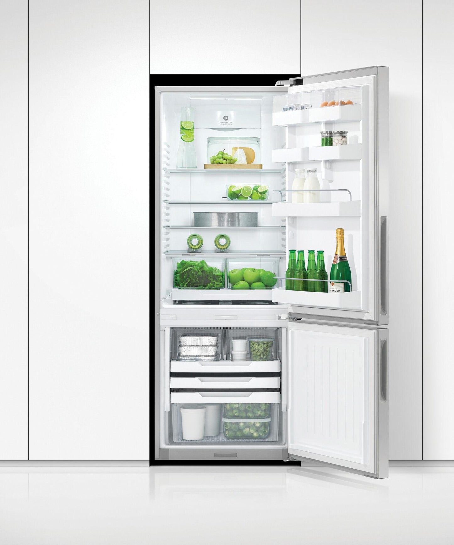 Fisher & Paykel RF135BRPJX6 Freestanding Refrigerator Freezer, 25", 13.5 Cu Ft, Ice