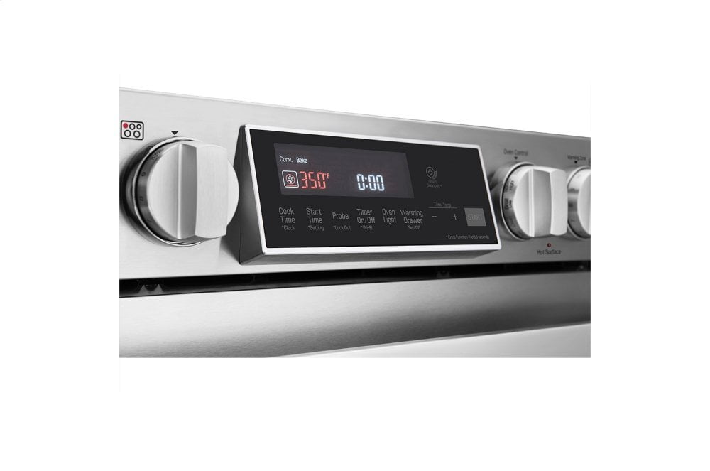 Lg LSIS3018SS Lg Studio 6.3 Cu. Ft. Induction Slide-In Range With Probake Convection® And Easyclean®