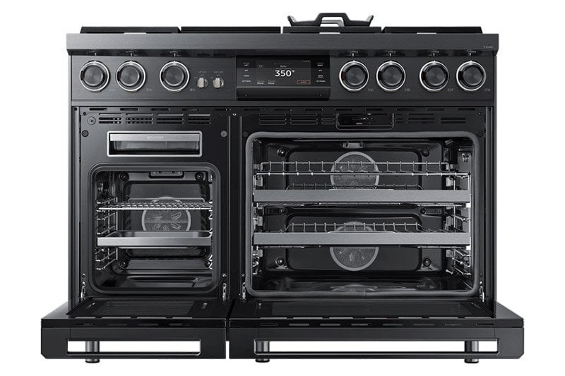 Dacor DOP48M96DLM 48" Pro Dual-Fuel Steam Range, Graphite Stainless Steel, Natural Gas
