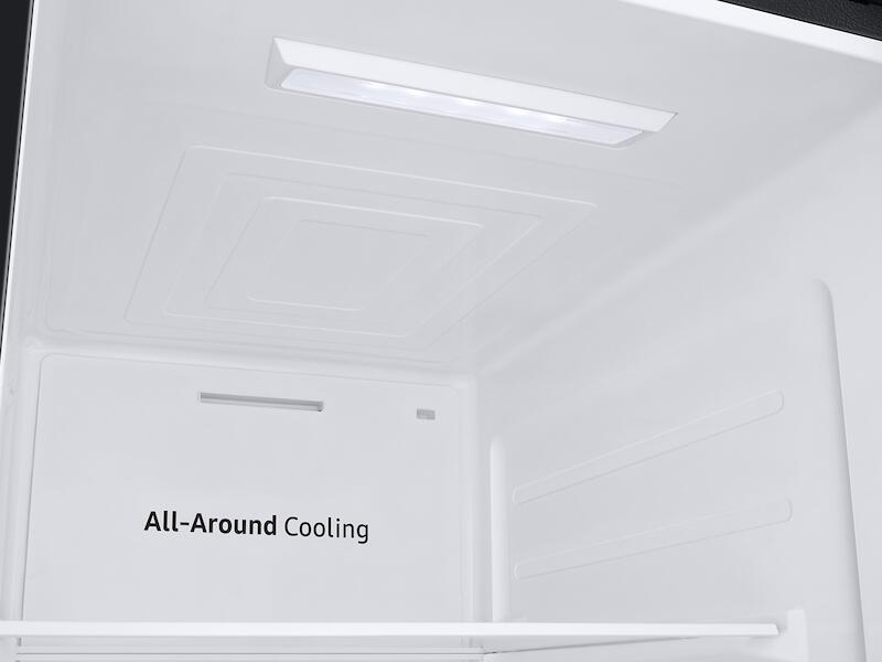 Samsung RS28A5F61SG 27.3 Cu. Ft. Smart Side-By-Side Refrigerator With Family Hub™ In Black Stainless Steel