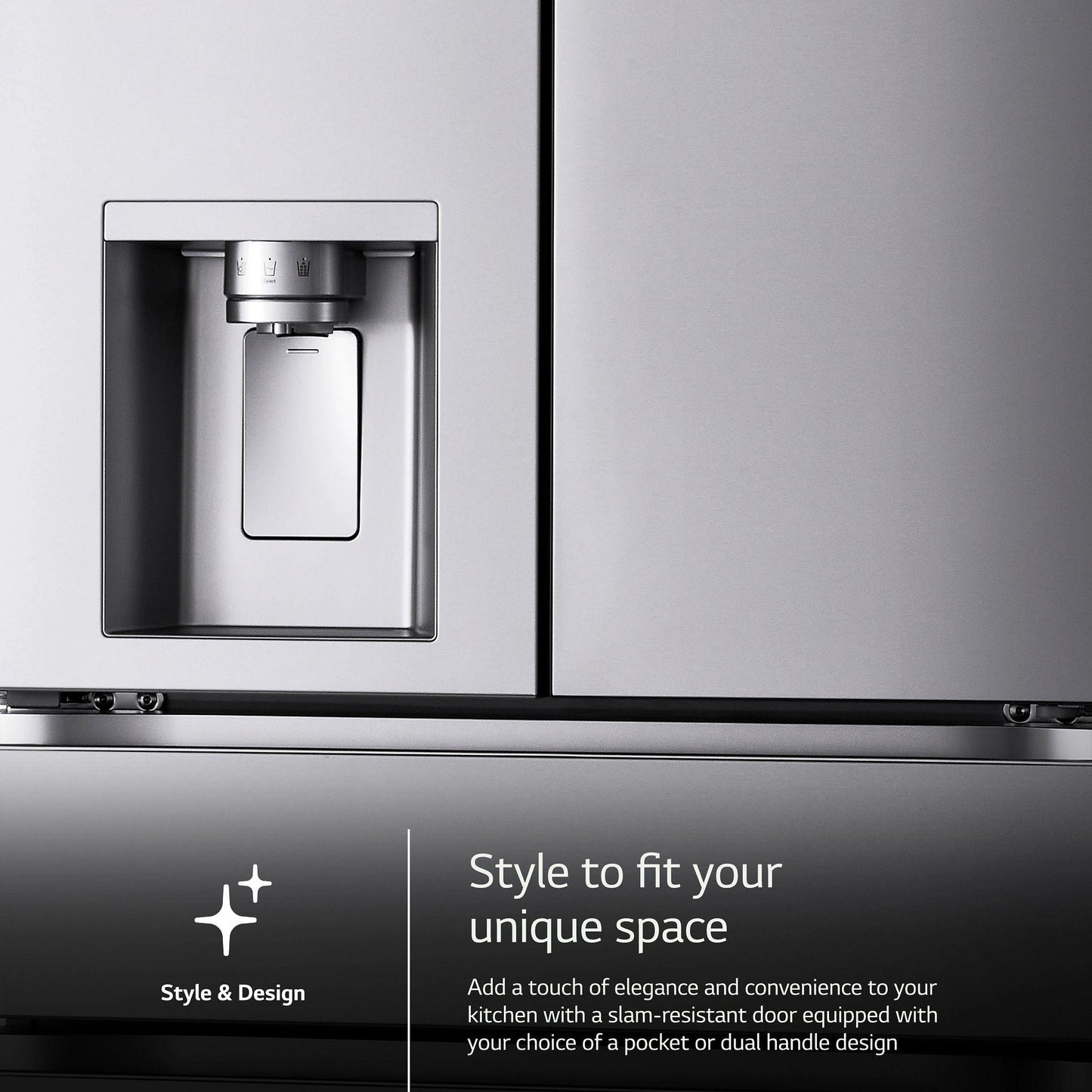 Lg LF29S8330S 29 Cu. Ft. Smart Standard-Depth Max™ 4-Door French Door Refrigerator With Full-Convert Drawer™