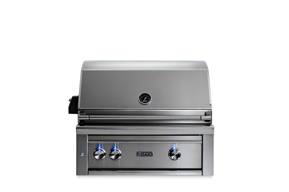 Lynx L30R3NG 30" Lynx Professional Built In Grill With 2 Ceramic Burners And Rotisserie, Ng