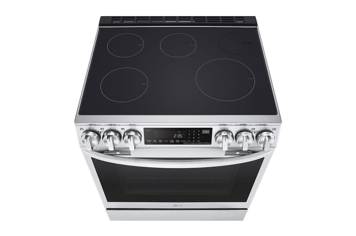 Lg LSIL6336F 6.3 Cu. Ft. Smart Induction Slide-In Range With Instaview®, Probake Convection®, Air Fry, And Air Sous Vide