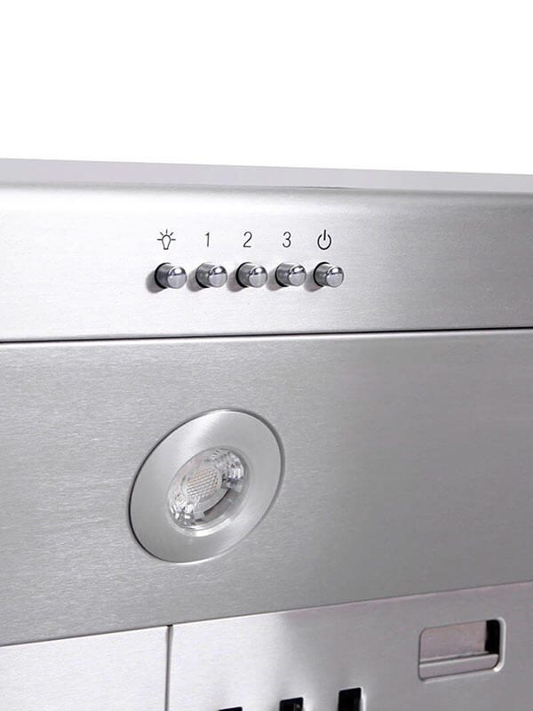 Thor Kitchen TRH4805 48 Inch Professional Range Hood, 16.5 Inches Tall In Stainless Steel