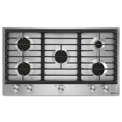 Jennair JGC3536GS Euro-Style 36" 5-Burner Gas Cooktop