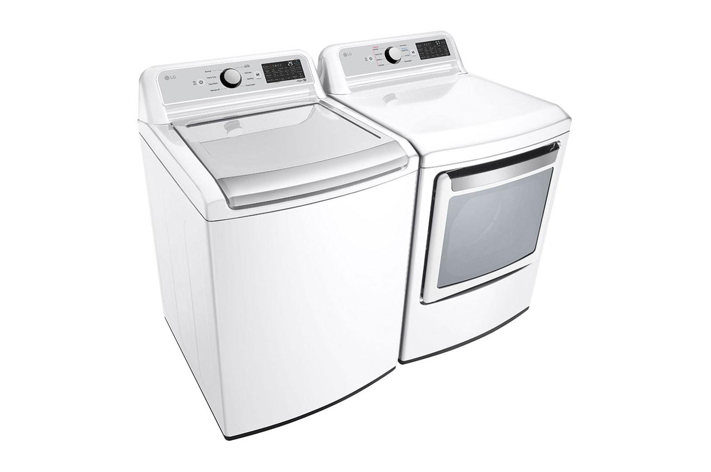 Lg DLG7401WE 7.3 Cu. Ft. Ultra Large Capacity Smart Wi-Fi Enabled Rear Control Gas Dryer With Easyload™ Door