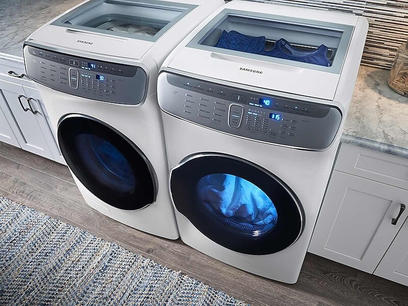 Samsung DVG60M9900W 7.5 Cu. Ft. Smart Gas Dryer With Flexdry™ In White