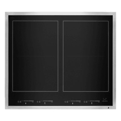 Jennair JIC4724HS Lustre Stainless 24" Induction Flex Cooktop