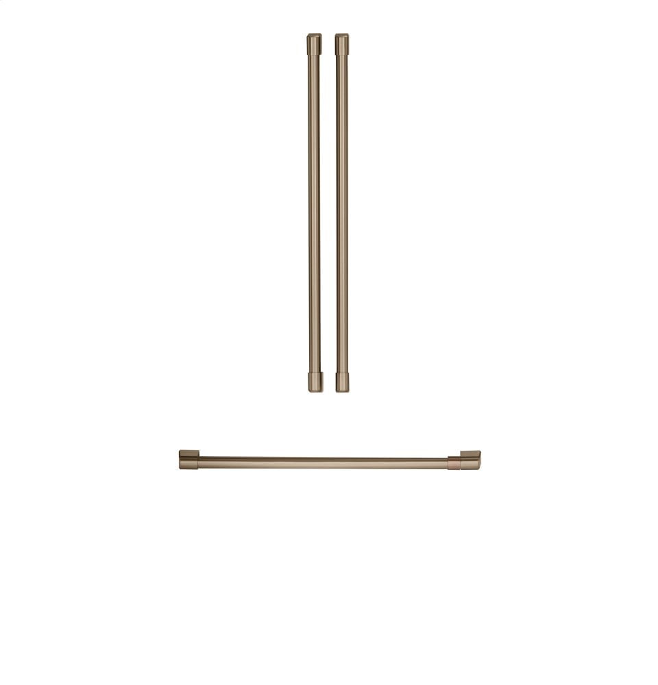Cafe CXMB3H3PNBZ Café Refrigeration Handle Kit - Brushed Bronze