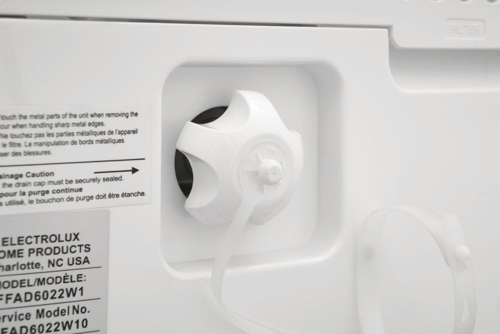 Frigidaire FFAD6022W1 Frigidaire High Humidity 60 Pint Capacity Dehumidifier