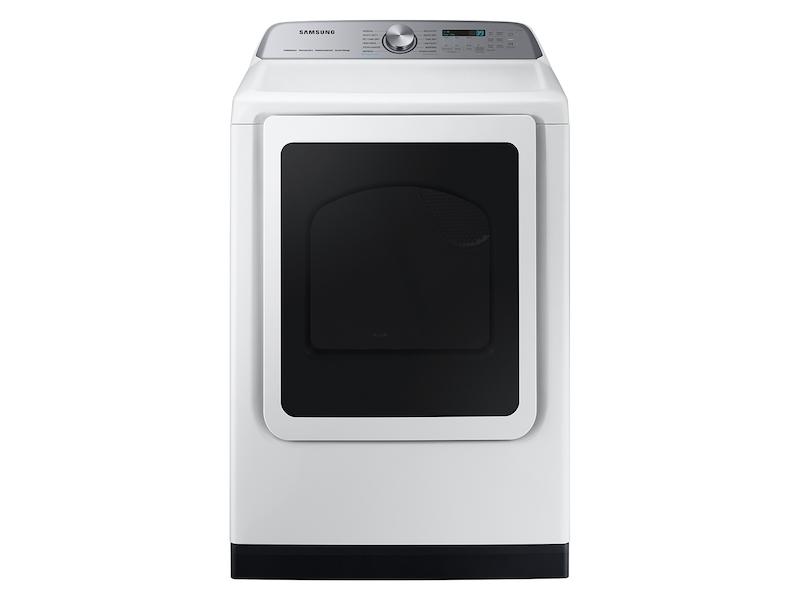 Samsung DVE54CG7150W 7.4 Cu. Ft. Smart Electric Dryer With Pet Care Dry And Steam Sanitize+ In White
