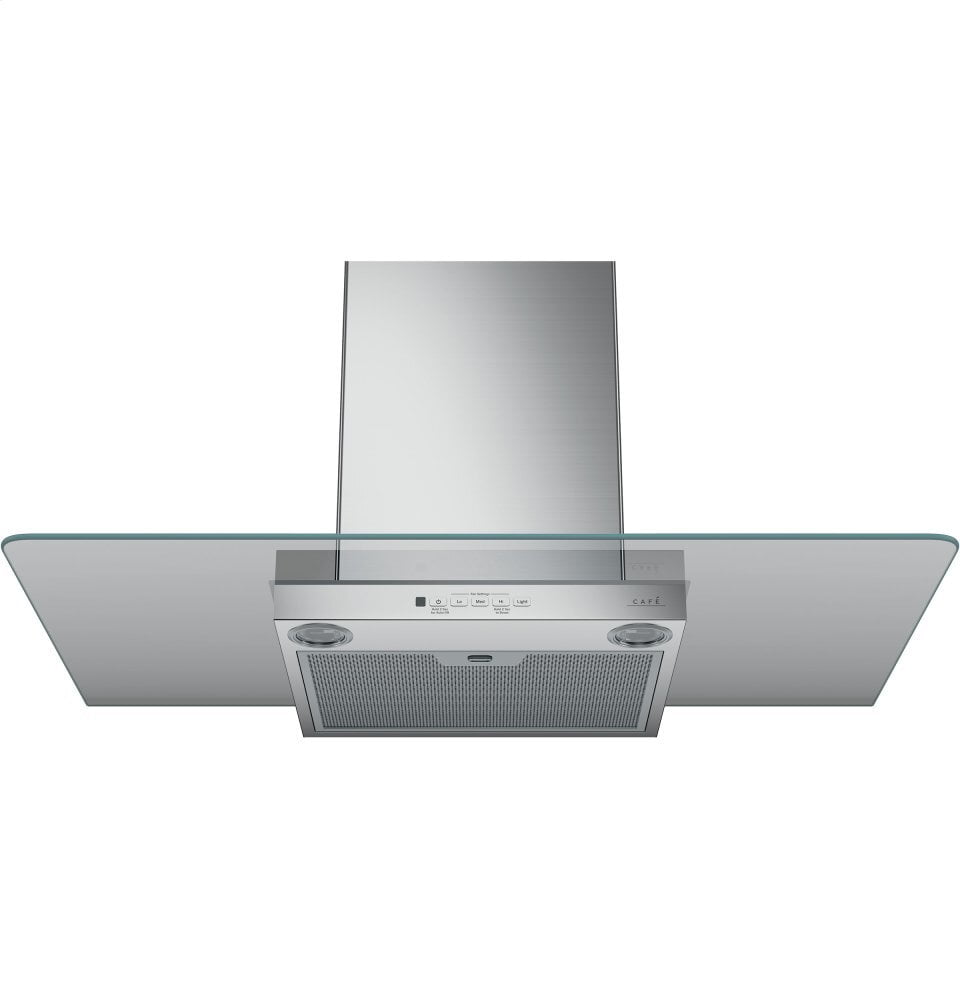 Cafe CVW73612MSS Café 36" Wall-Mount Glass Canopy Chimney Hood
