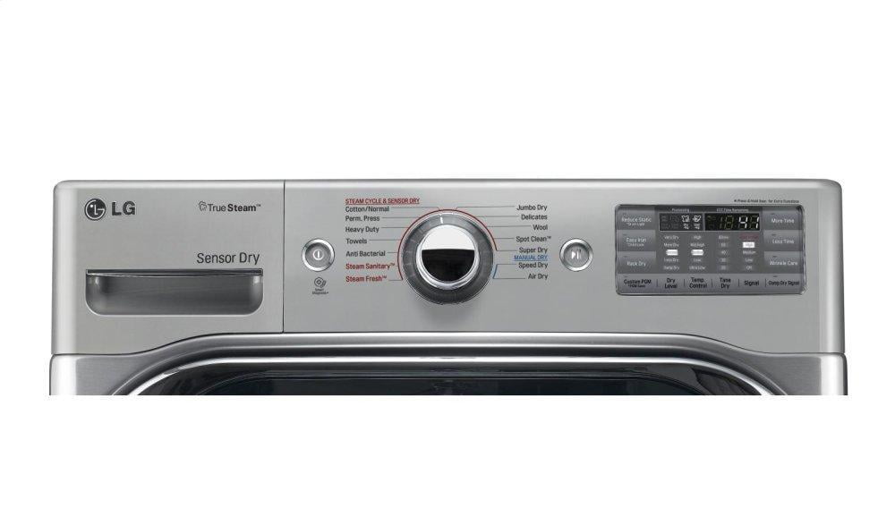 Lg DLGX8101V 9.0 Cu. Ft. Mega Capacity Gas Dryer W/ Steam™ Technology