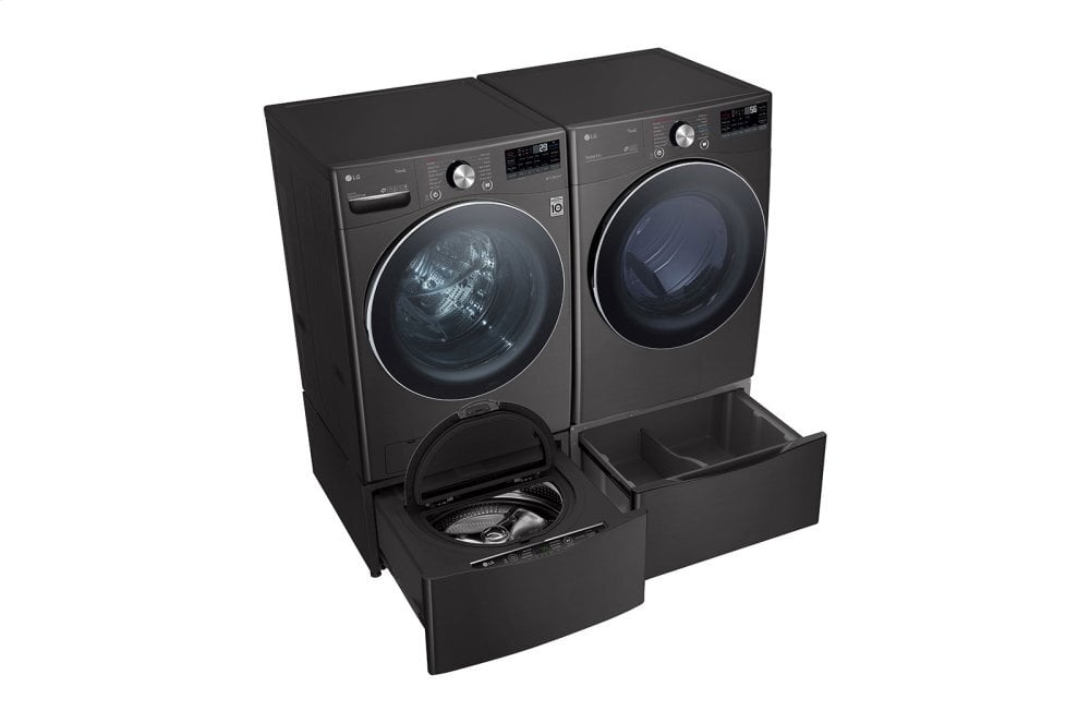 Lg DLGX4201B 7.4 Cu. Ft. Ultra Large Capacity Smart Wi-Fi Enabled Front Load Gas Dryer With Turbosteam™ And Built-In Intelligence