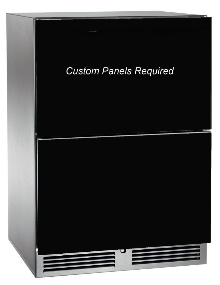 Perlick HP24ZS46 24" Dual-Zone Freezer/Refrigerator Drawers