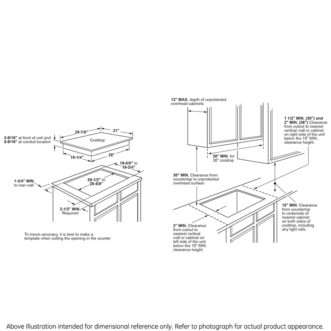 Cafe CEP90301TBB Café™ 30" Touch-Control Electric Cooktop