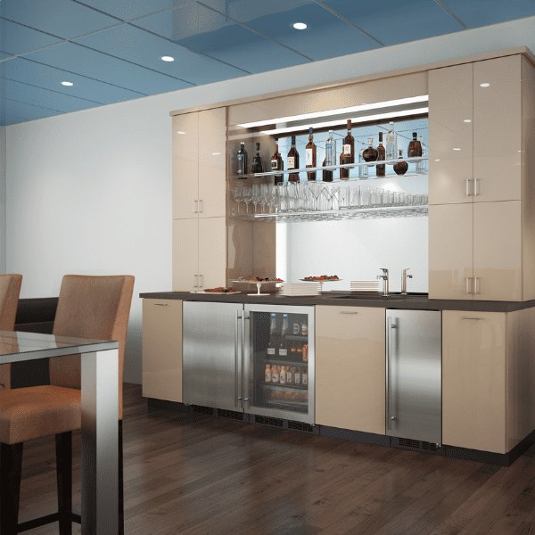 Marvel MACR215SS01A 15-In Low Profile Built-In Crescent Ice Machine With Door Style - Stainless Steel