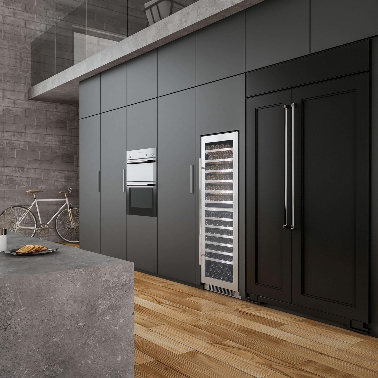 Silhouette SPRWC140D1SS Bordeaux - Wine Cooler