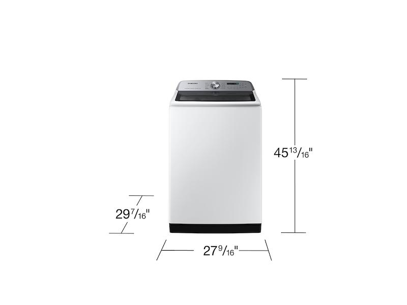 Samsung WA55CG7100AW 5.5 Cu. Ft. Extra-Large Capacity Smart Top Load Washer With Super Speed Wash In White