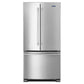 Maytag MRFF5033PZ 33-Inch Wide French Door Refrigerator With Water Dispenser - 22 Cu. Ft