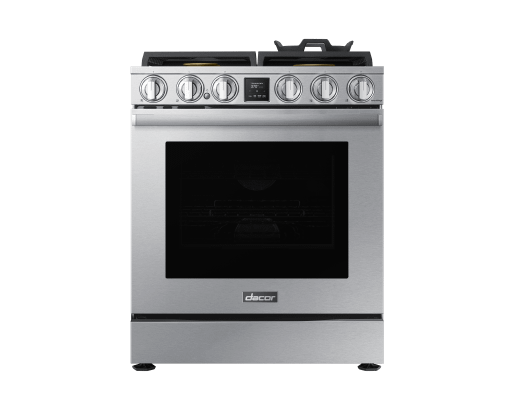 Dacor DOP30T840GS 30" Range, Silver Stainless, Natural Gas/Liquid Propane