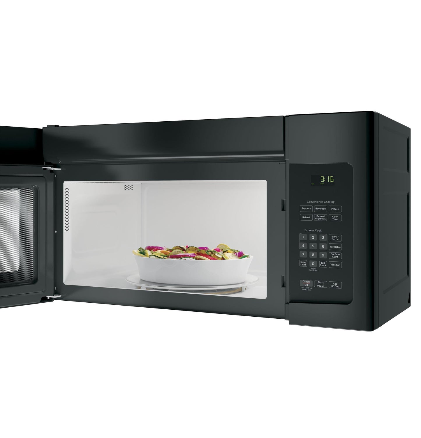 Ge Appliances JVM3162DJBB Ge® 1.6 Cu. Ft. Over-The-Range Microwave Oven