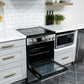 Danby DRCA240BSS Danby 24-In Truairfry Smooth Top Slide-In Electric Range In Stainless Steel