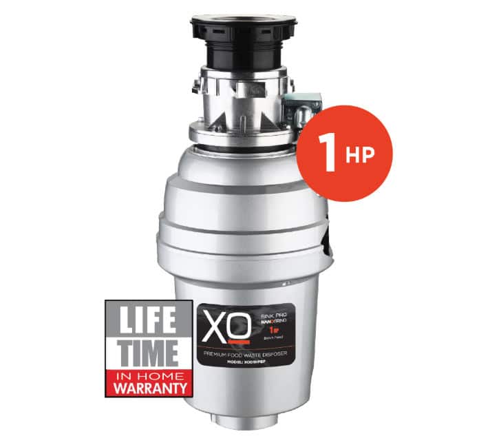 Xo Appliance XOD1HPBF 1 Hp Twist Lock Mount, Batch Feed Disposal