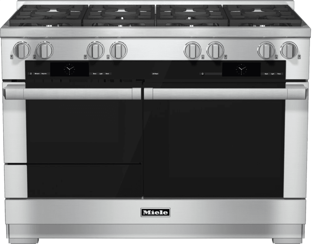 Miele HR19542G 48 Inch Range Dual Fuel With M Touch Controls, Moisture Plus And M Pro Dual Stacked Burners