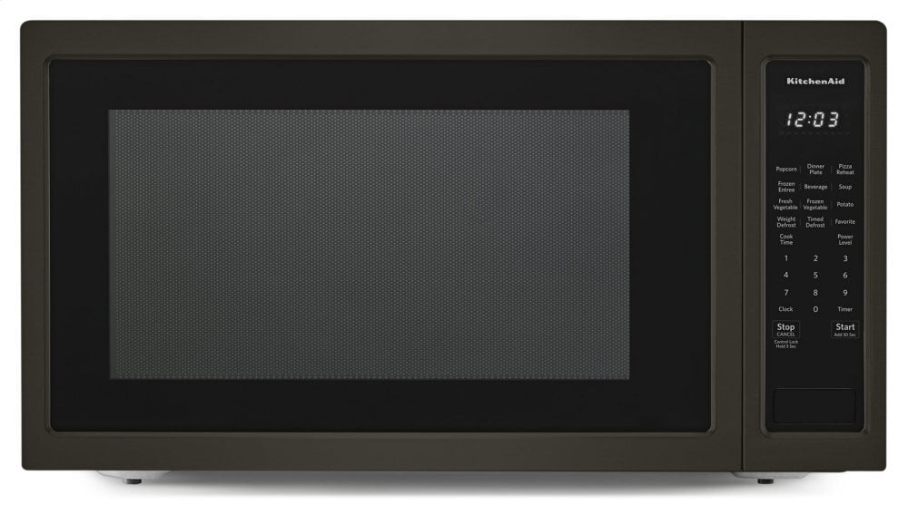 Kitchenaid KMCS3022GBS 24" Countertop Microwave Oven With Printshield™ Finish - 1200 Watt - Black Stainless